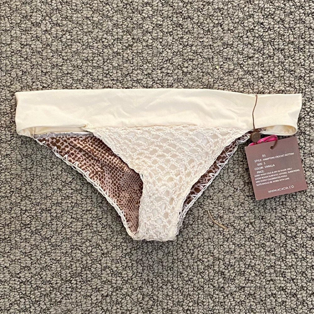 Acacia Hamptons Crochet Bikini Bottom